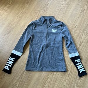 Pink Victoria’s Secret ultimate half-zip